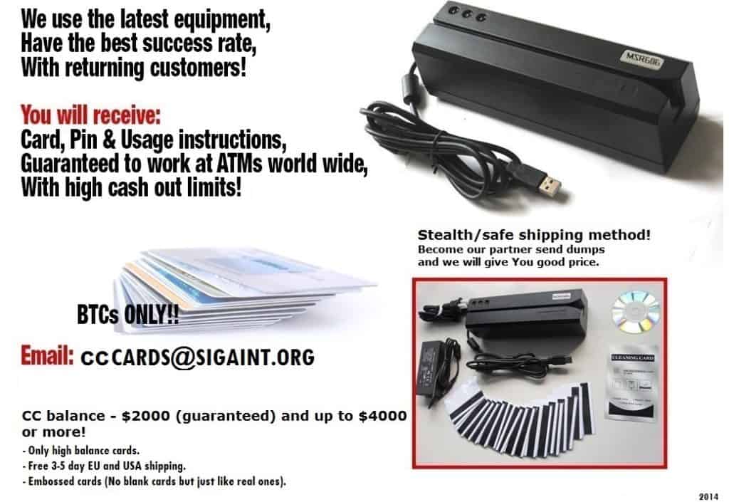 Kit que sirve para copiar tarjetas financieras